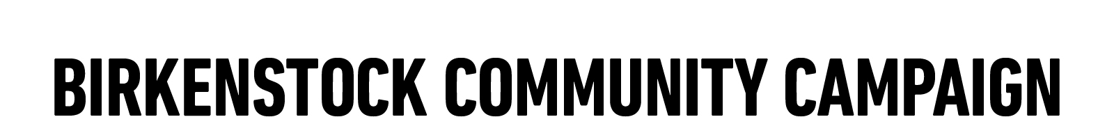 Birkenstock Community Campaign