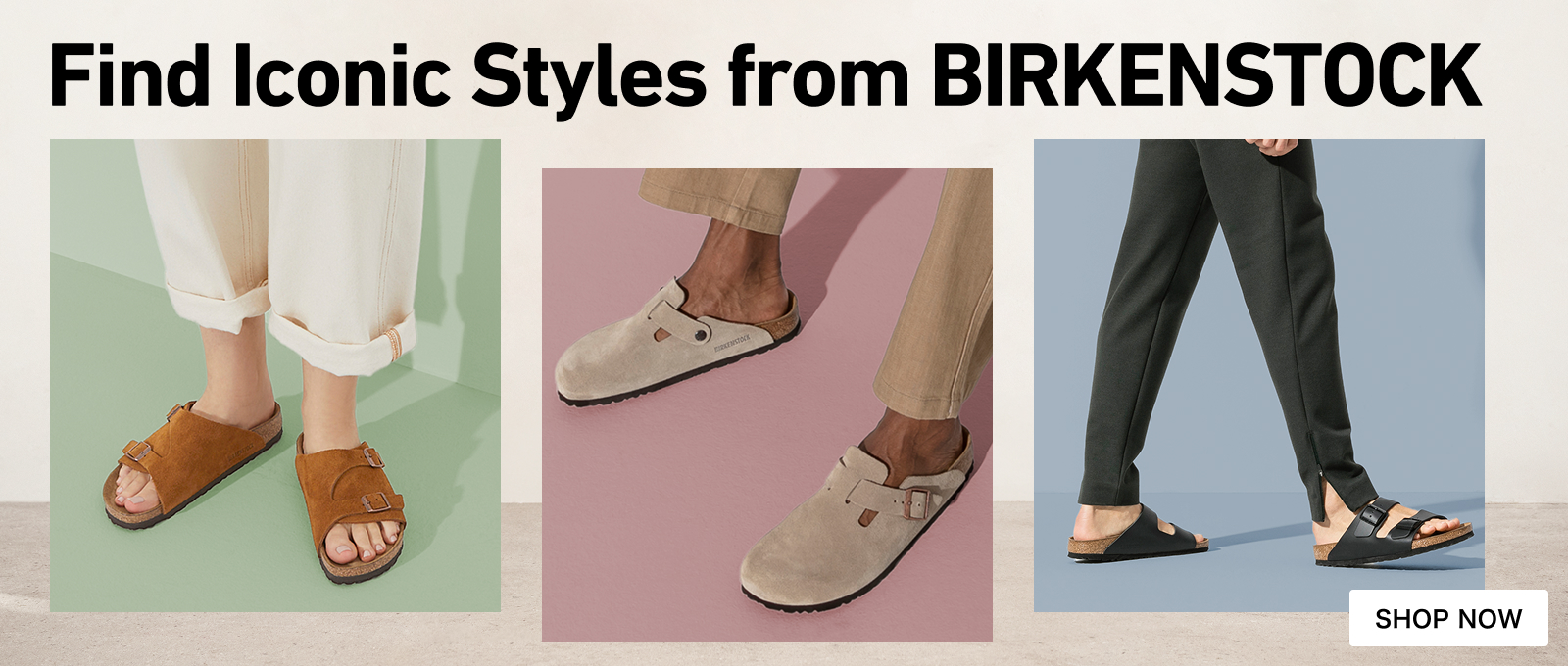 Find Iconic Styles from BIRKENSTOCK