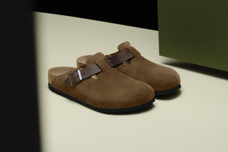 Boston mixed leather dark tea