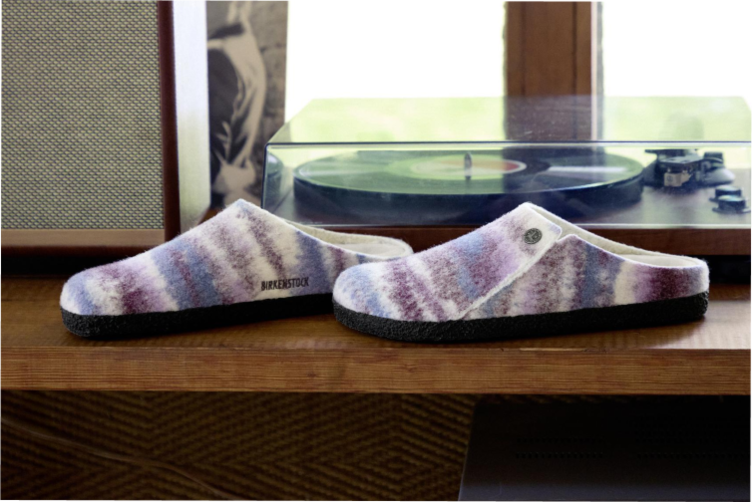 Zermatt Shearling mauve stripe