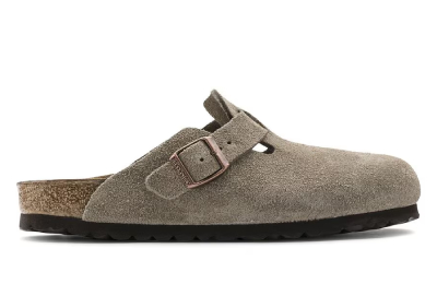 보스턴 스웨이드 가죽 타우페