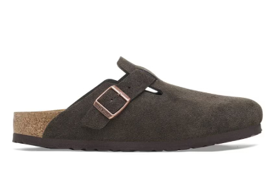 보스턴 스웨이드 가죽 모카