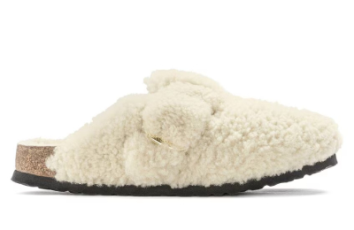 보스턴 빅 버클 테디 리벳 로고 시어링 에그쉘