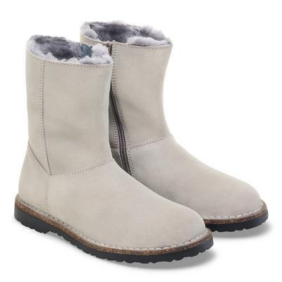 Uppsala Zip Shearling stone coin