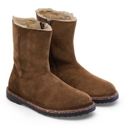 Uppsala Zip Shearling dark tea