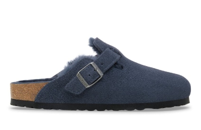 보스턴 시어링 스웨이드 뉴 네이비