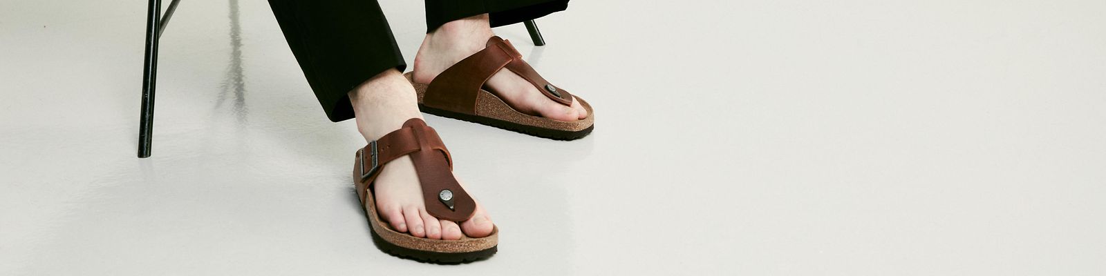 Birkenstock thong sandals with backstrap online