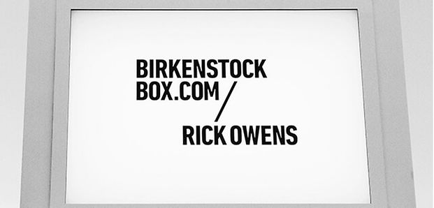 Birkenstock Box Rick Owens
