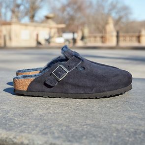 Boston Shearling Suede Leather Midnight