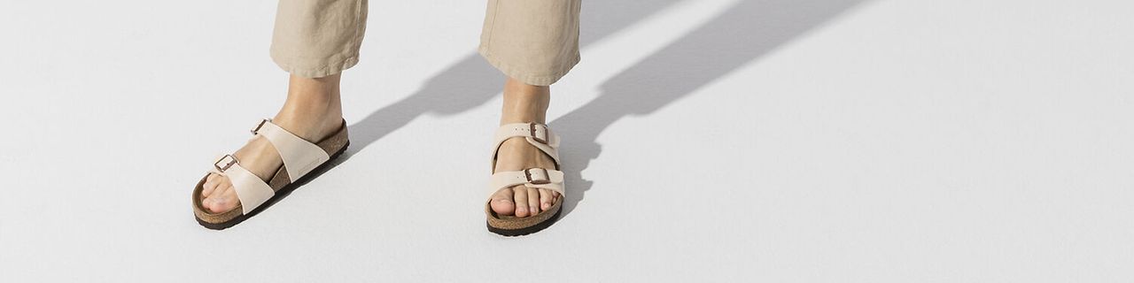 birkenstock sydney graceful pearl white