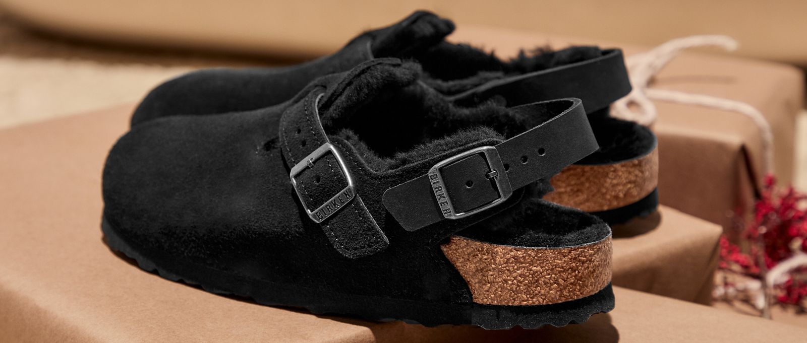 Shearling Clogs