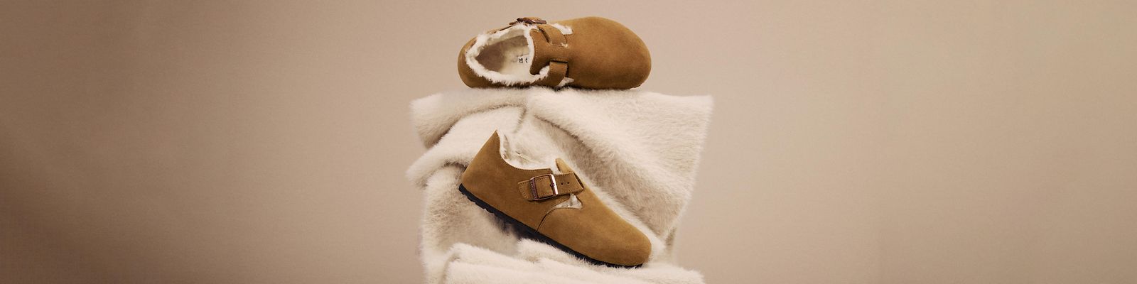 London Shearling Dark Tea