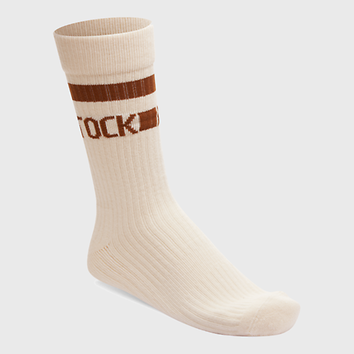 Cotton Tennis Socks Eggshell