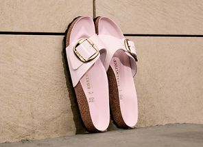 Madrid Big Buckle High-Shine Light Rose