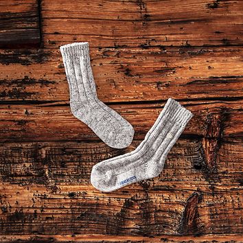 Gray White Cotton Slub