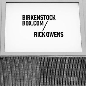 Birkenstock Box Rick Owens