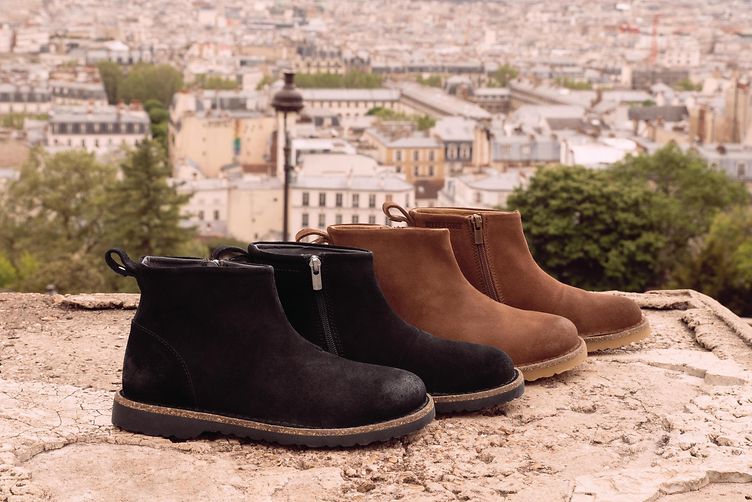 Melrose Suede Leather Black & Espresso