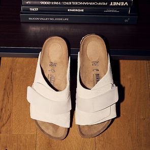Kyoto Nubuck/Suede Leather Antique White