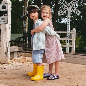 Birkenstock rectangle Red Derry Rain